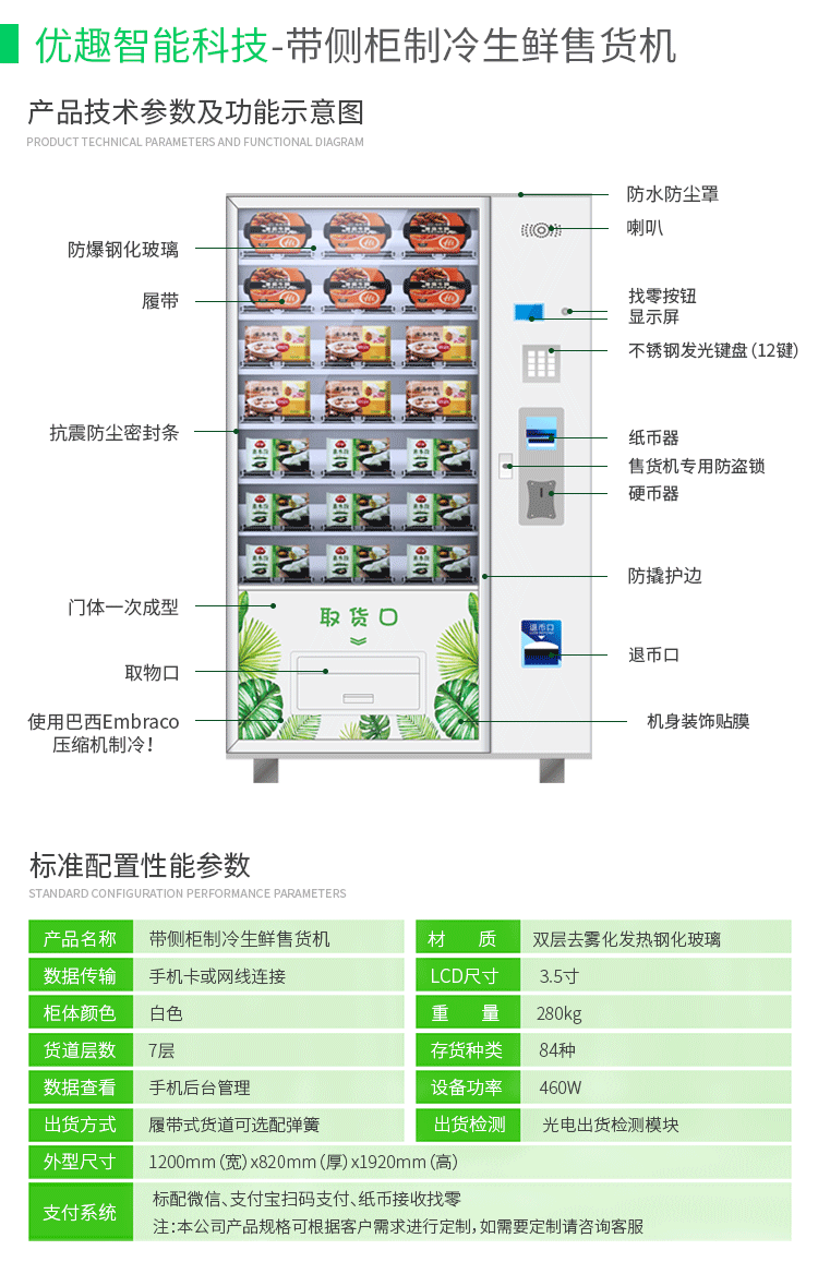 優趣生活自動售賣生鮮機 無人新零售(圖4)