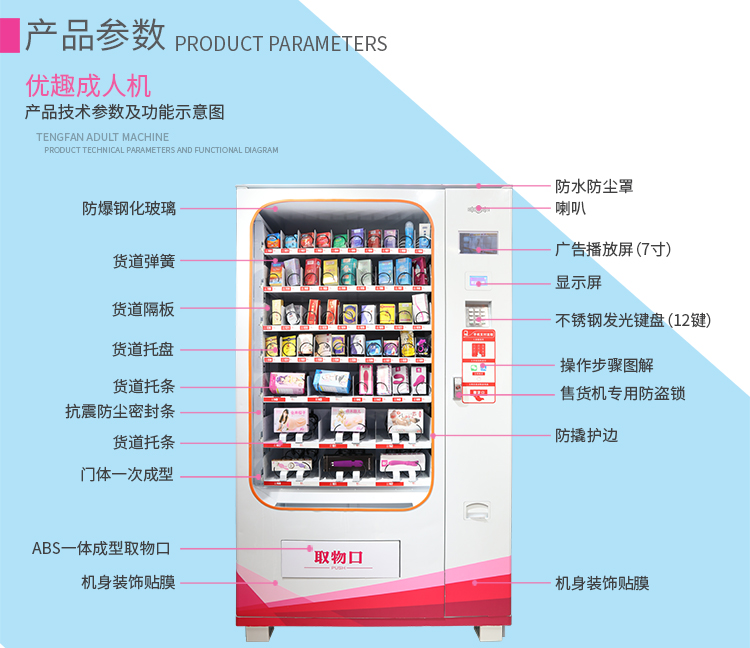 優趣生活自動售賣成人用品機 情趣用品無人新零售(圖3)